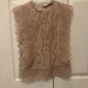 Zara lace top